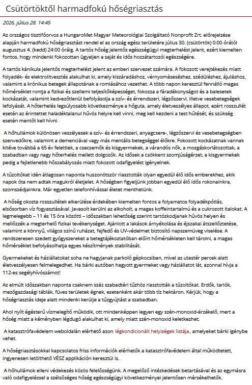 hosegriasztas